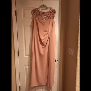 Beautiful formal pink evening gown